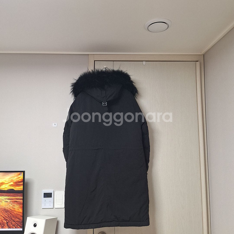 빈폴 BA-3 라쿤퍼 구스다운 패딩 파카--2