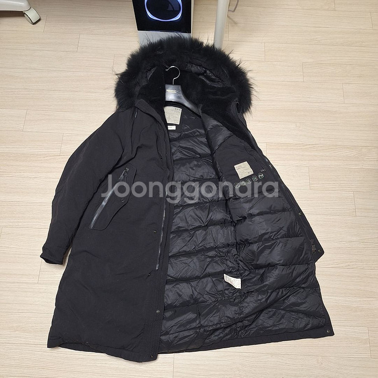 빈폴 BA-3 라쿤퍼 구스다운 패딩 파카--3