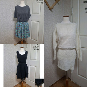 원피스 모음 꽃무늬 니트 나시 반팔 긴팔