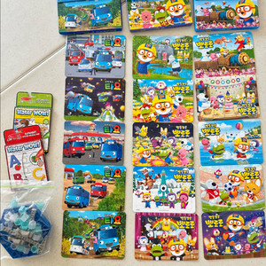 뽀로로, 타요 퍼즐 (12-30피스), 워터와우, 얼음깨기 보드게임