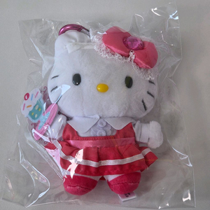 산리오 헬로키티 로리타 메이드 메론소다 마스코트 홀더 인형 키링 이미지