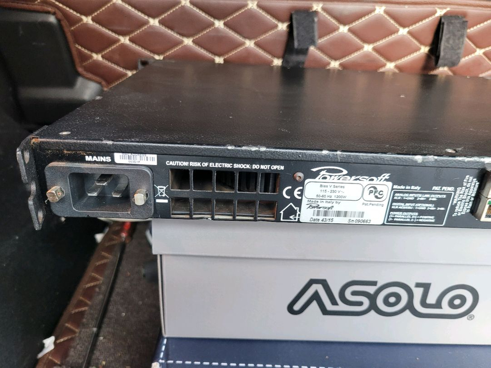 Powersoft Bias V3 2채널 파워 앰프 이미지