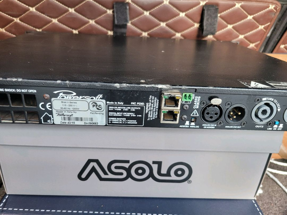 Powersoft Bias V3 2채널 파워 앰프 이미지