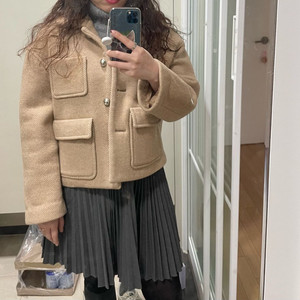 랑방 컬렉션 숏 울 자켓