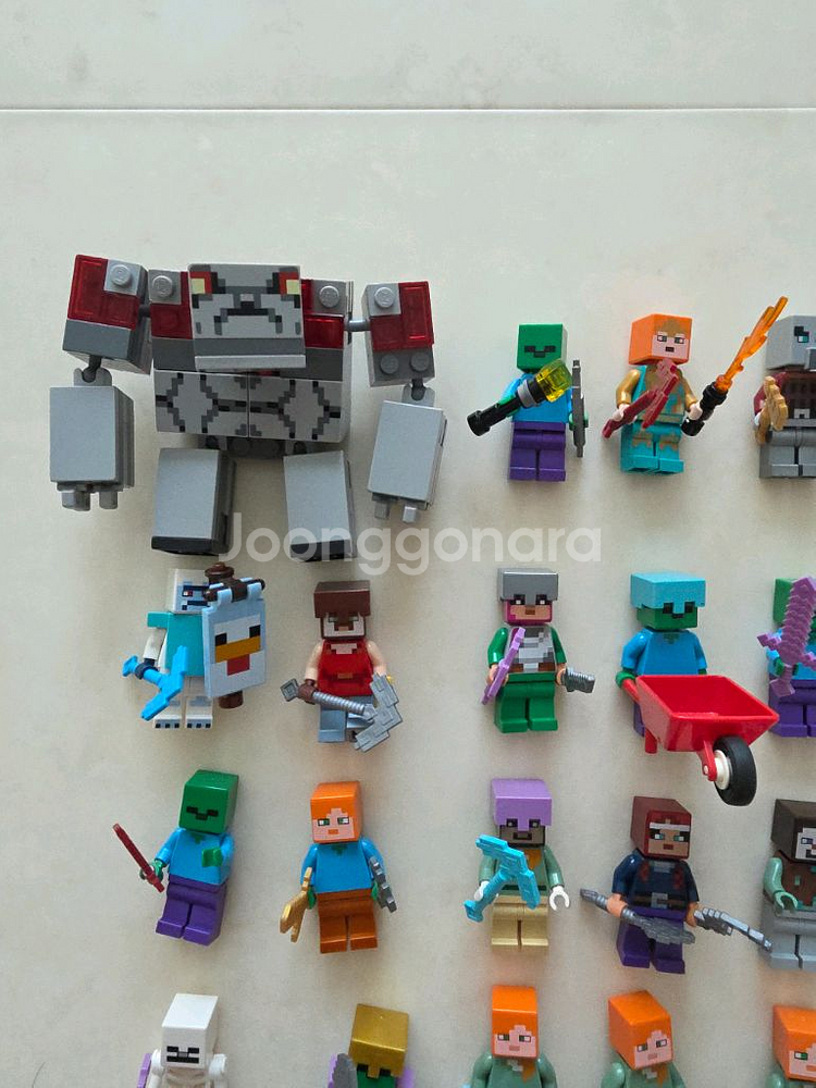 레고 마인크래프트 미니피규어 일괄 판매--1