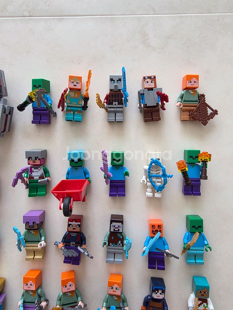 레고 마인크래프트 미니피규어 일괄 판매--2