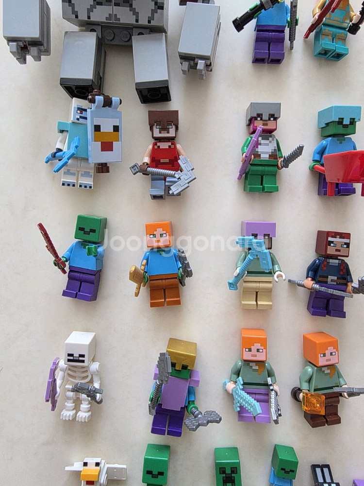 레고 마인크래프트 미니피규어 일괄 판매--3