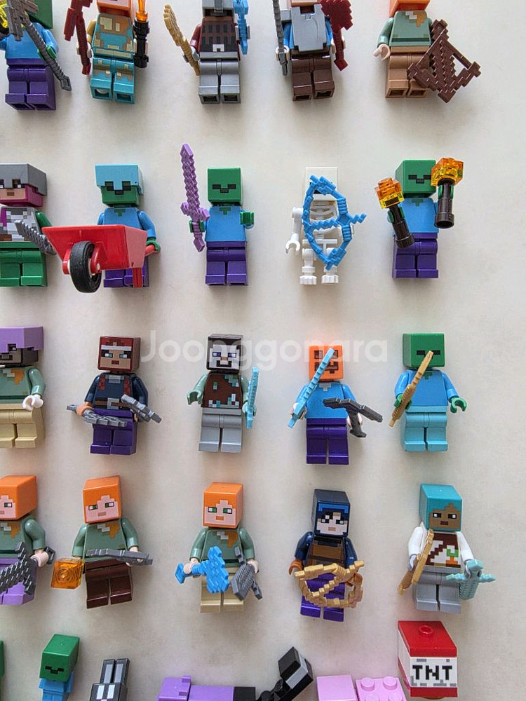 레고 마인크래프트 미니피규어 일괄 판매--4
