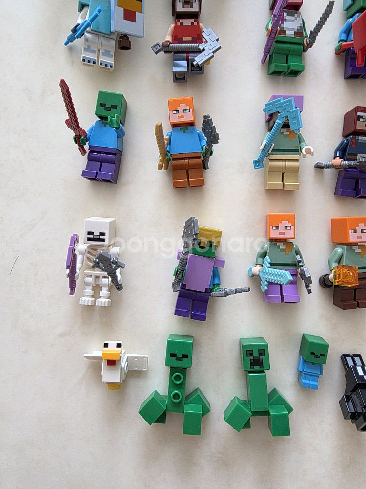 레고 마인크래프트 미니피규어 일괄 판매--5