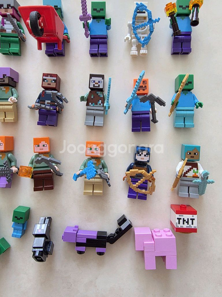 레고 마인크래프트 미니피규어 일괄 판매--6