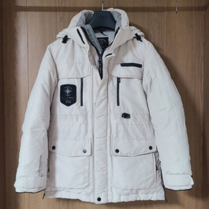 폴햄 구스패딩 점퍼 아이보리 90 여성 55~66사이즈 이미지