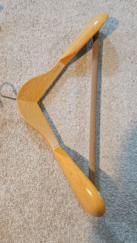 4개일괄)클래식 고급원목 남성옷걸이/바지걸이--7