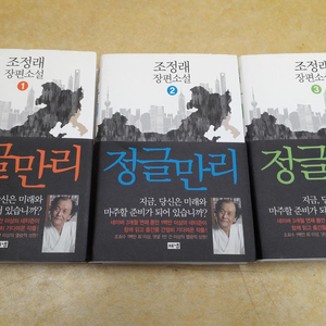 해냄 조정래 장편소설 정글만리 1.2.3권 이미지