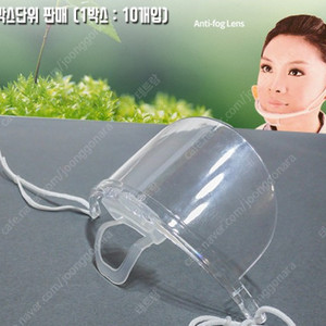 투명 위생 마스크 10개(박스)