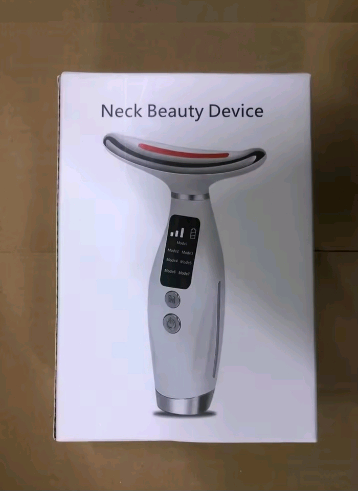 새상품 LED 넥 뷰티 디바이스 목/얼굴 마사지기--5