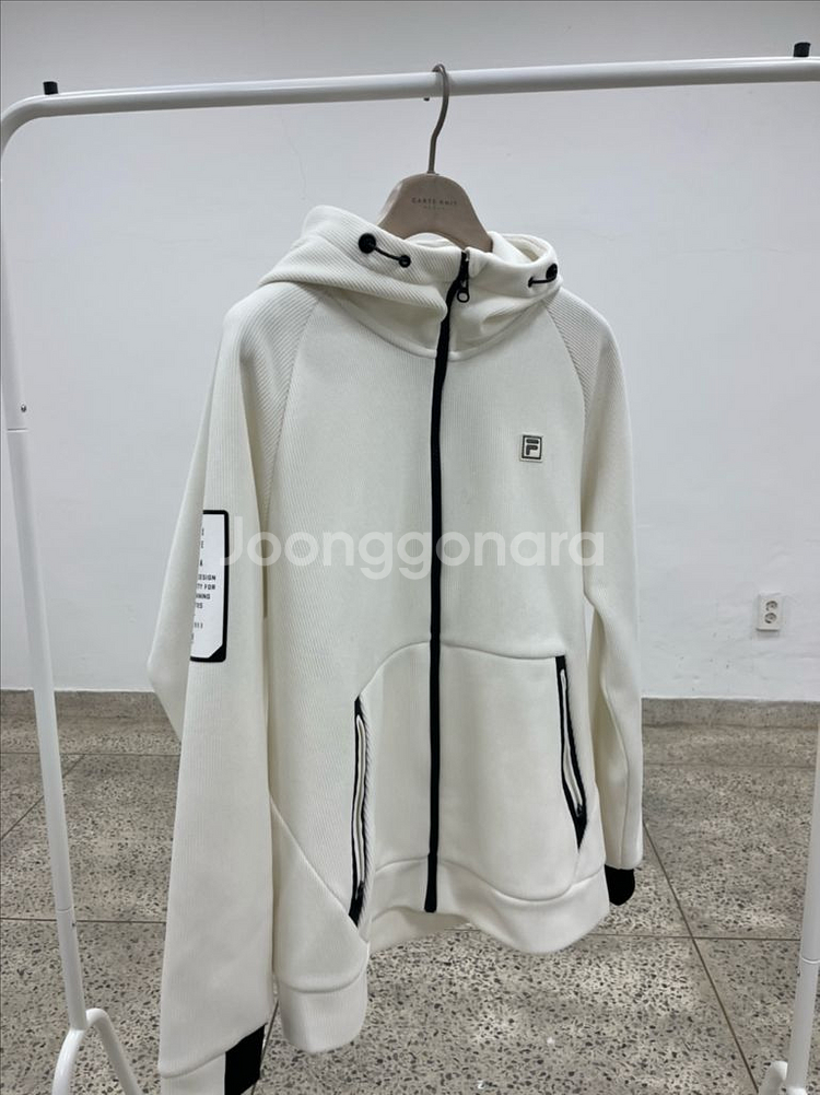 필라 니트후드 집업 105--1