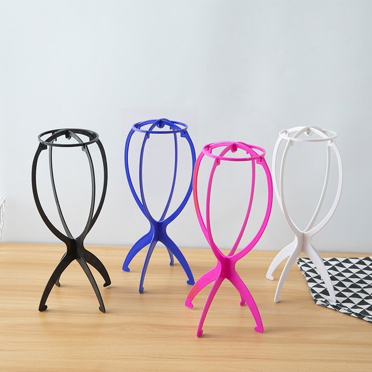 새 흰색 가발 걸이 거치대 보관 수납 스탠드 미용실--4