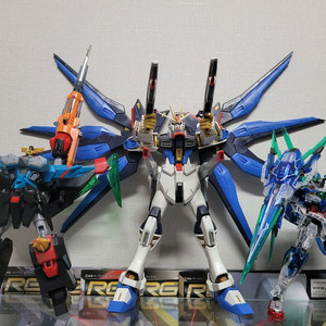 건담 가조립 가오파이거.mg프리덤.rg퀀터 일괄판매