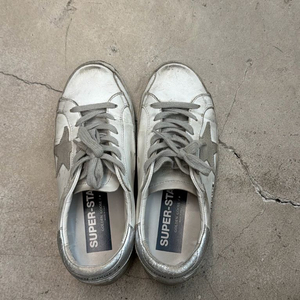 [정품] 골든구스 슈퍼스타 스니커즈 실버탭 36