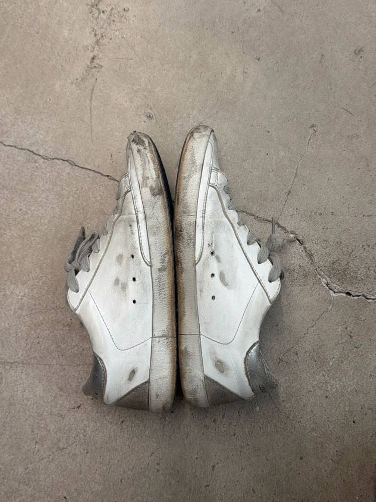 [정품] 골든구스 슈퍼스타 스니커즈 실버탭 36--1