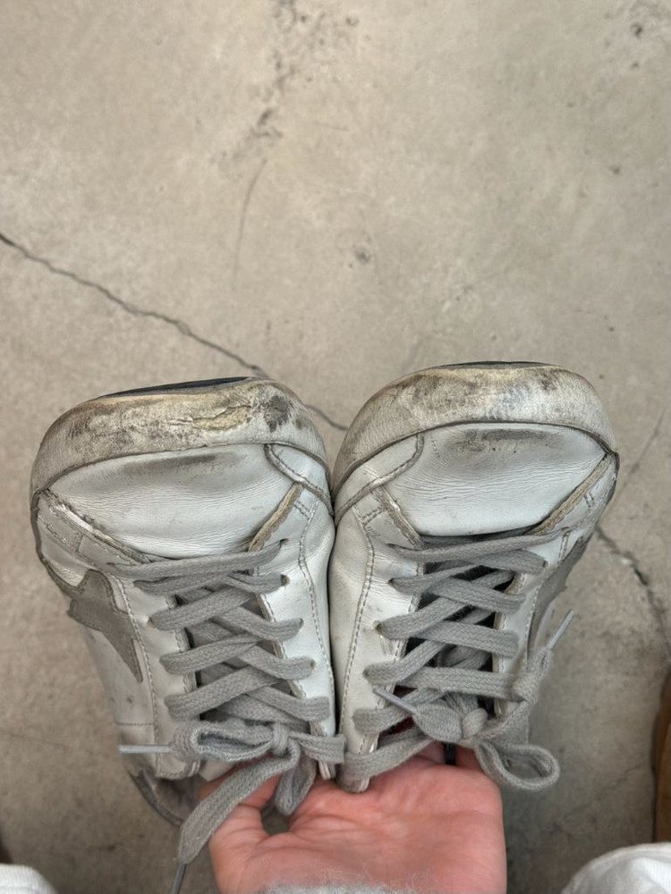 [정품] 골든구스 슈퍼스타 스니커즈 실버탭 36--4