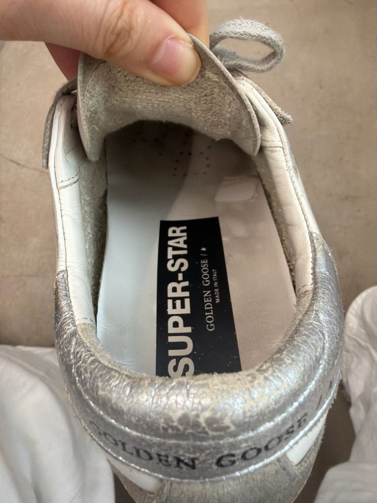 [정품] 골든구스 슈퍼스타 스니커즈 실버탭 36--7