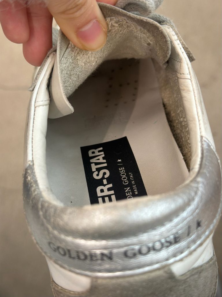 [정품] 골든구스 슈퍼스타 스니커즈 실버탭 36--8
