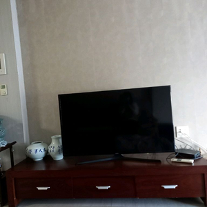 원목 TV장 수납장