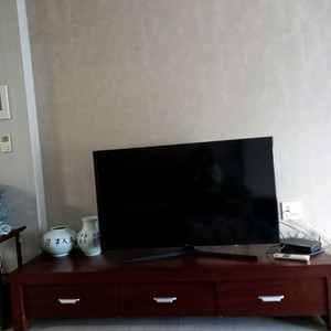 원목 TV장 수납장