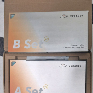 세라키 도자기 키캡 crazed 청색 무각 a,b set