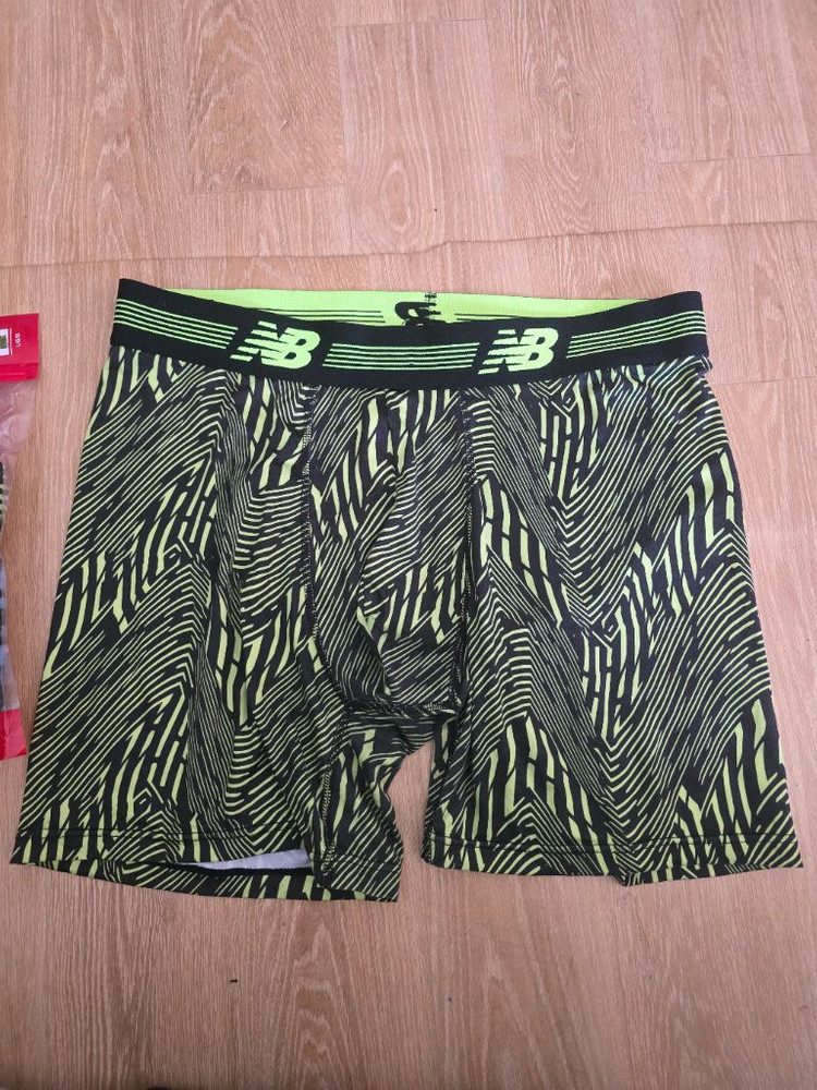 뉴발란스 맨 스탠다드 퍼포먼스 노플라이 복서 브리프, 새것 3장,--3