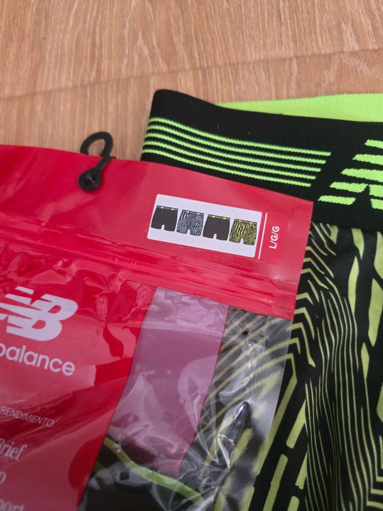 뉴발란스 맨 스탠다드 퍼포먼스 노플라이 복서 브리프, 새것 3장,--7