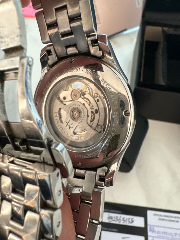 해밀턴 재즈마스터 오픈하트 시계--1