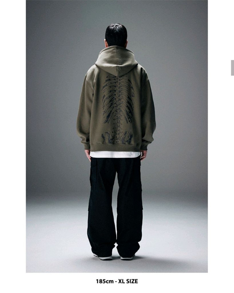 낫포너드 백본 풀오버 후드티 L사이즈--5