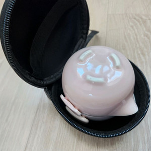 핑크 휴대용 다기 세트 (찻주전자+찻잔3+숙우) 이미지