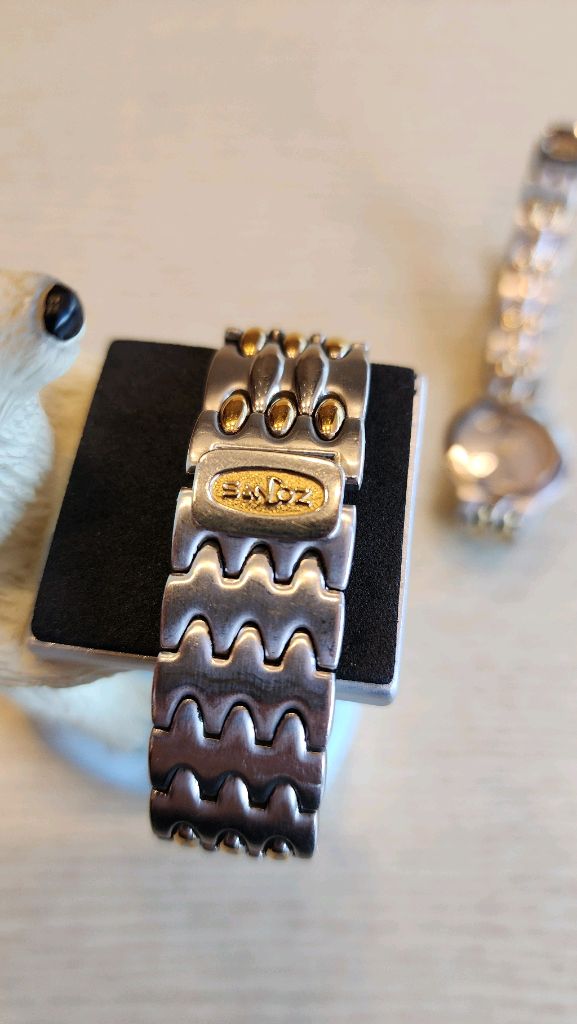 산도즈텅스텐베젤18k골드크라운용커플시계1쌍--3