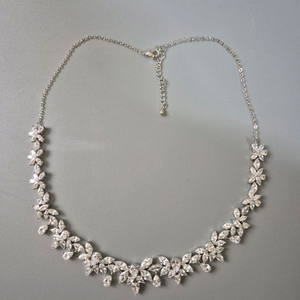 플라워 고급 5A 지르코니아 목걸이