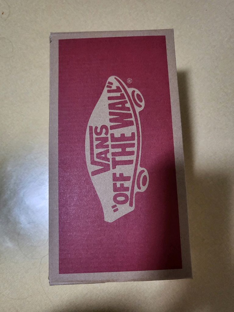 반스 체커보드 슬립온 진핑크 185사이즈--6