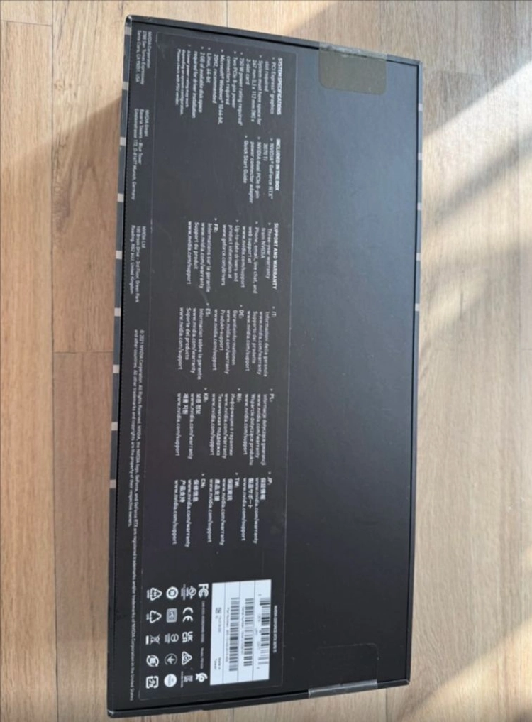 RTX 3070 Ti 그래픽카드 이미지