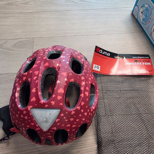 아부스 키즈 유앤아이 2.0 체리 하트 / 아동용 유아 밸런스바이크 킥보드 헬멧