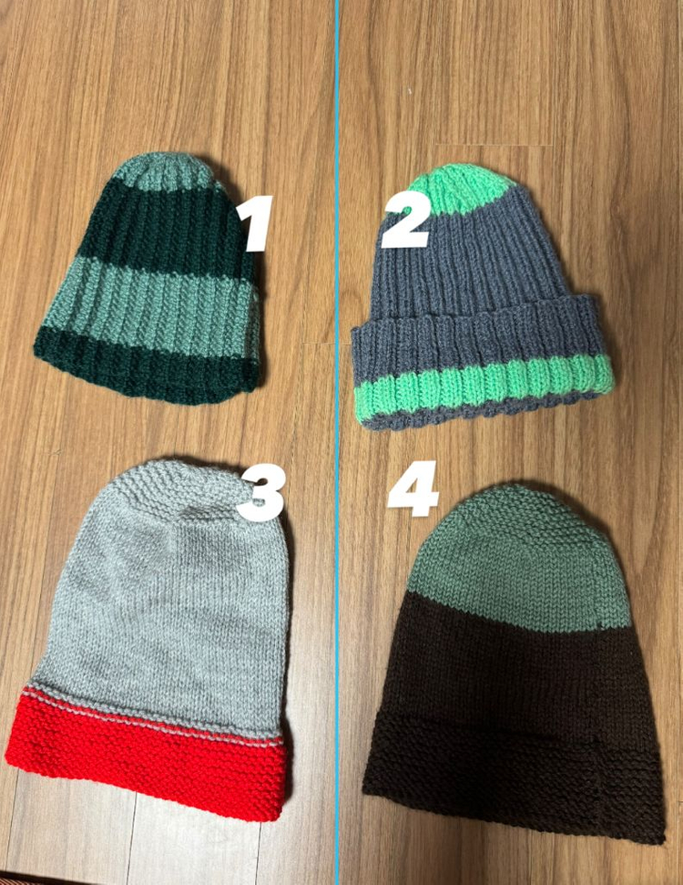 유럽 프랑스구매 비니 4종--1