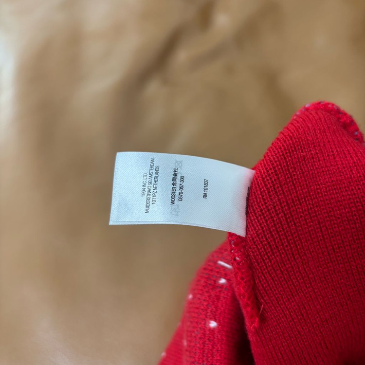 슈프림 비니 모자 21fw 스노우맨 레드--6