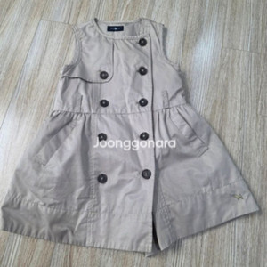 택포)여아옷 트렌치코트 110사이즈 블루독코트