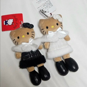 (새상품) 트위드 망토 롱다리 태닝키티 인형키링 우정템