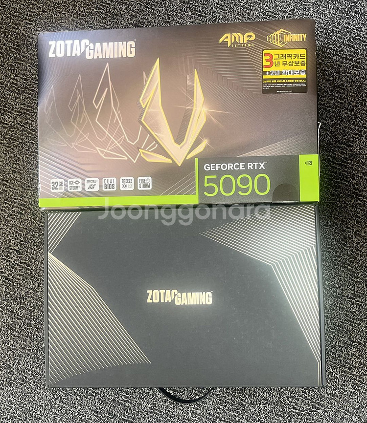 (부산)조텍 RTX5090 AMP 익스트림 팝니다!--8