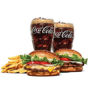 [빠른거래]버거킹 콰치와퍼주니어+불고기와퍼주니어+콜라R+콜라R+프렌치프라이L