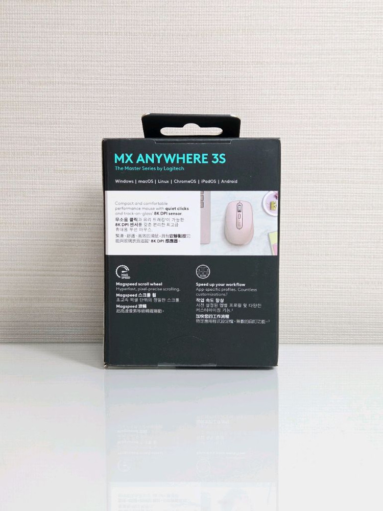 로지텍 MX ANYWHERE 3S 휴대용 무선 마우스--1