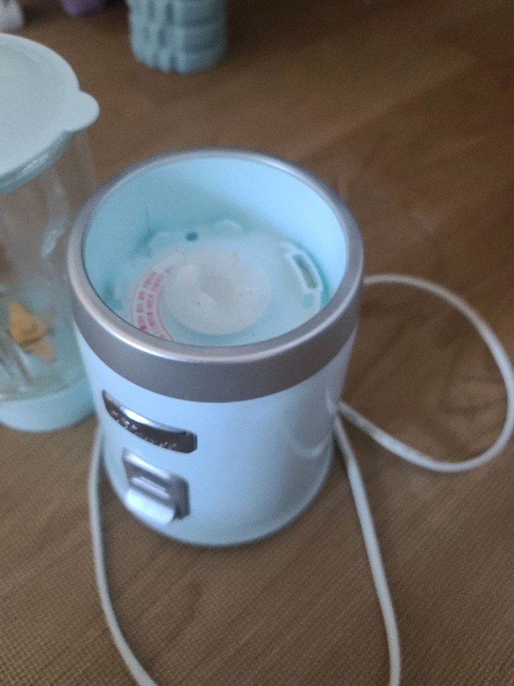 한일 미니 유리 믹서 GMFC-670 민트색 이유식 믹서기--2