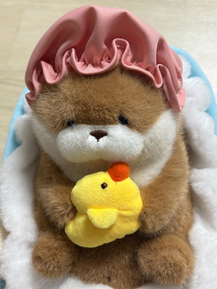 목욕시간 우소우소짱, 냠냠 핫도그 우소우소짱 중형인형(새상품) 이미지