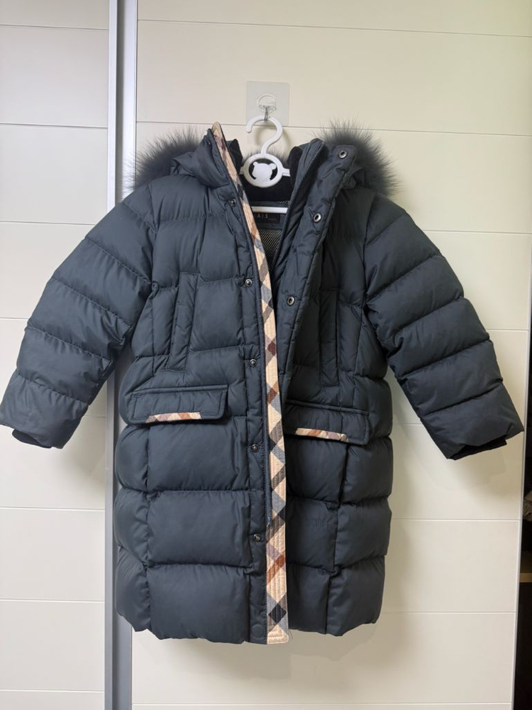 닥스 키즈 덕 다운 폭스퍼 롱 패딩 (한파용) 110--0